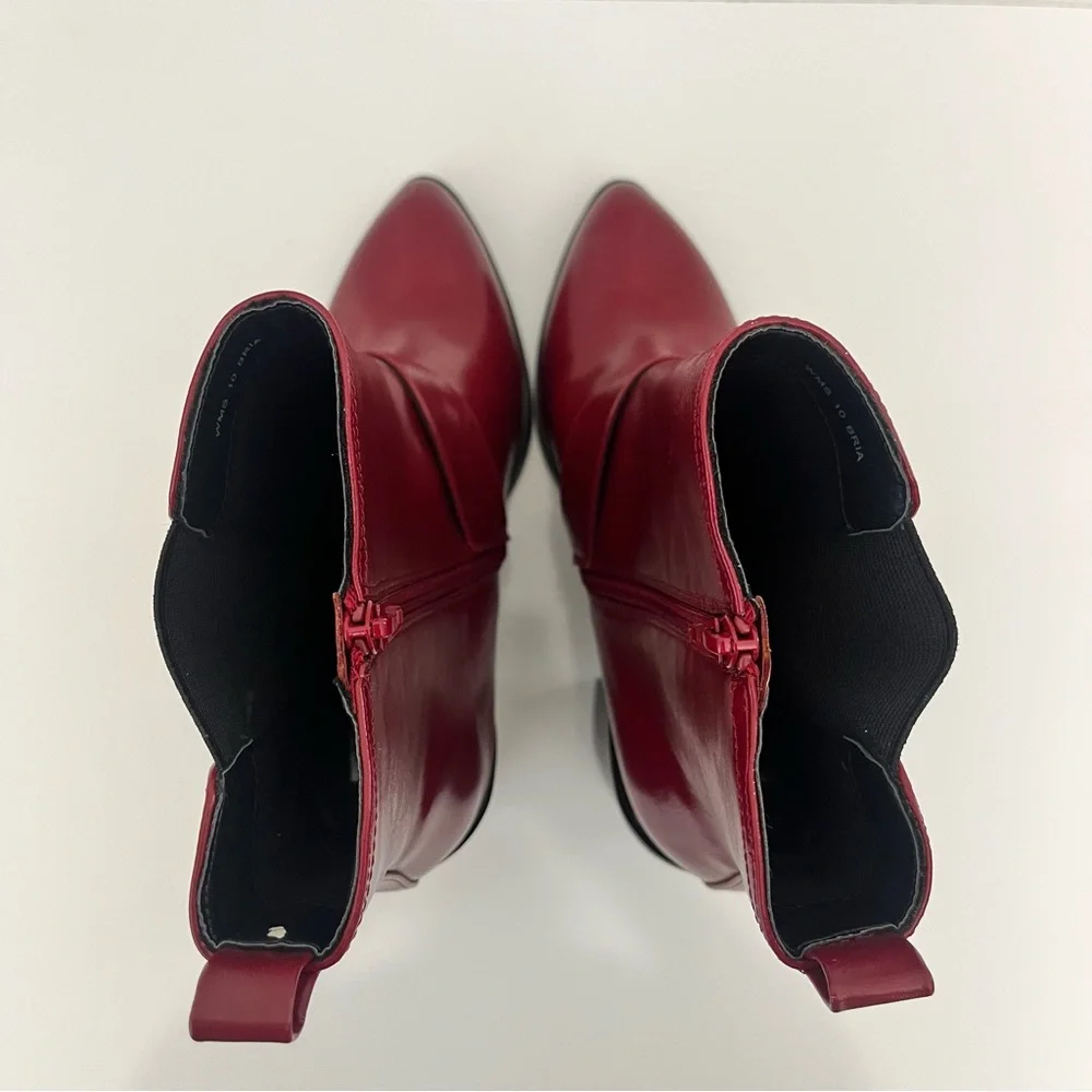 Dolce Vita Bria Red Harness Ankle Boots Womens 10 - Picture 8 of 13